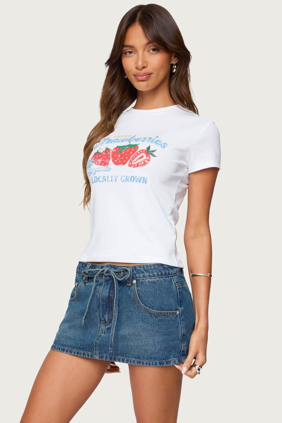 Fresh Strawberries Graphic T Shirt - Image 3