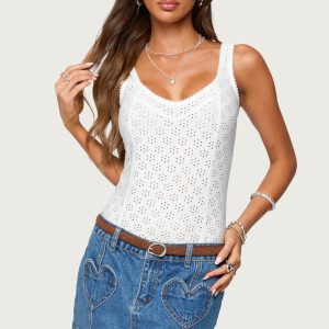 Clementina Eyelet Bodysuit