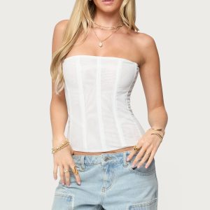 Reed Sheer Mesh Corset