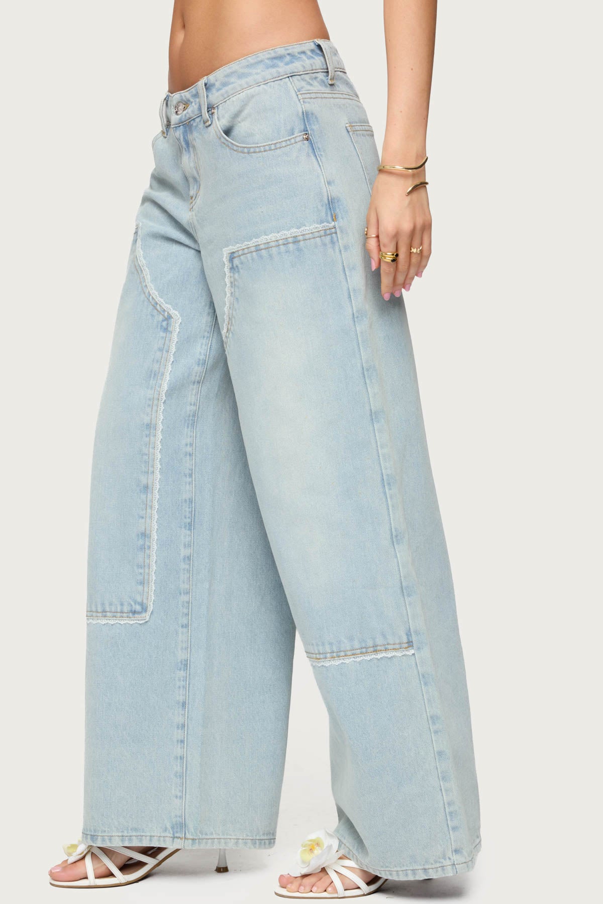 Teela Lacey Low Rise Carpenter Jeans - Image 3