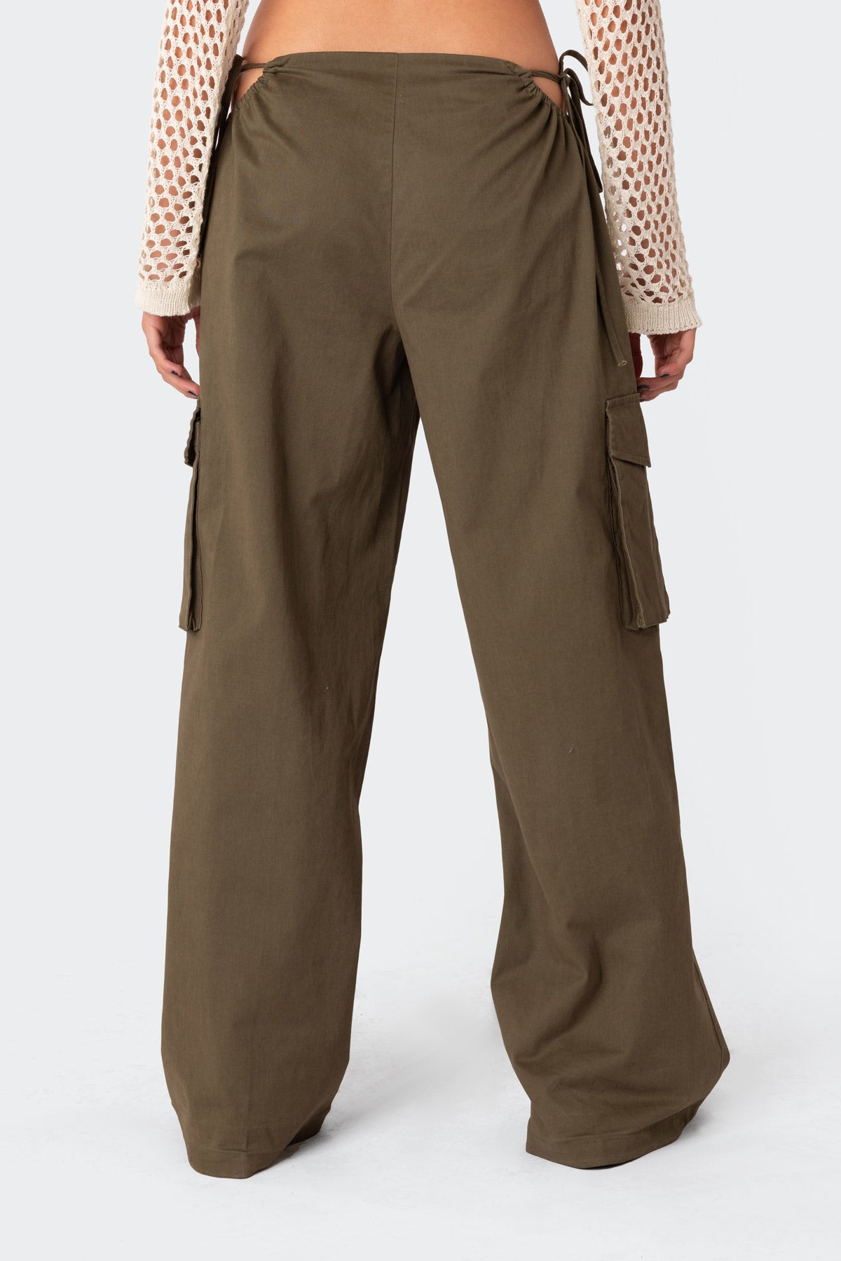 Carlo Low Rise Side Cut Out Cargo Pants - Image 5