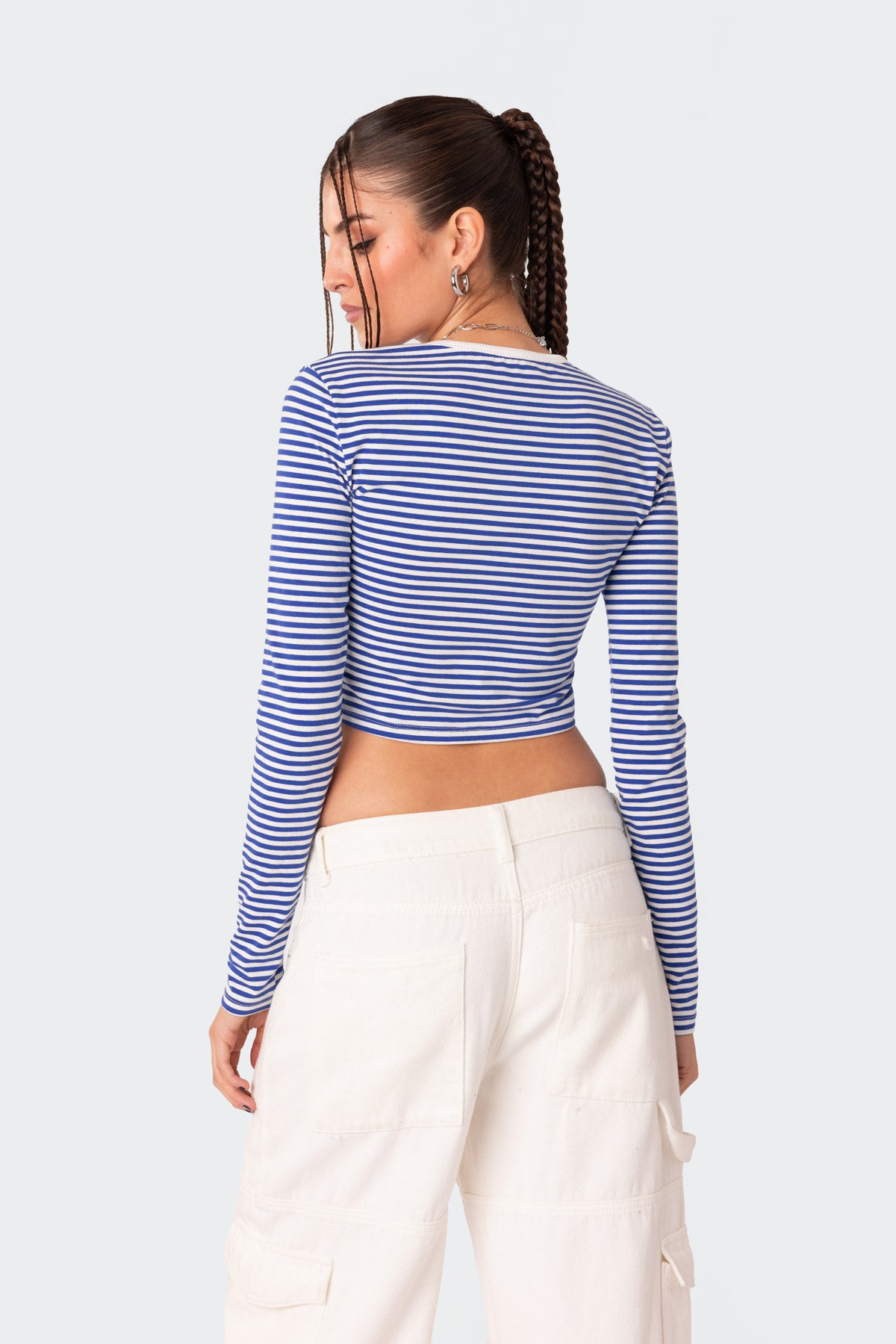 Montie Striped Long Sleeve T-Shirt - Image 4