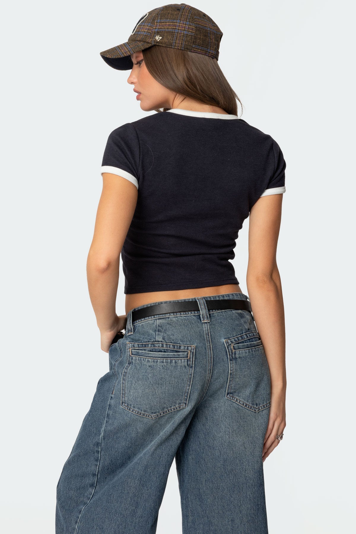 Gillian Henley Waffle Top - Image 5