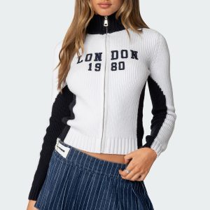 London High Neck Cardigan