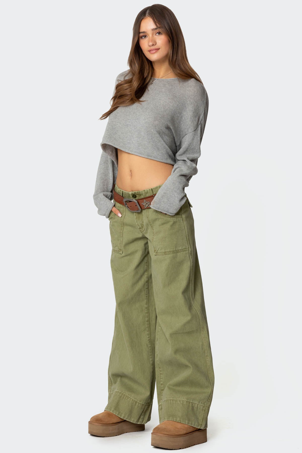Vivienne Twill Baggy Pants - Image 4