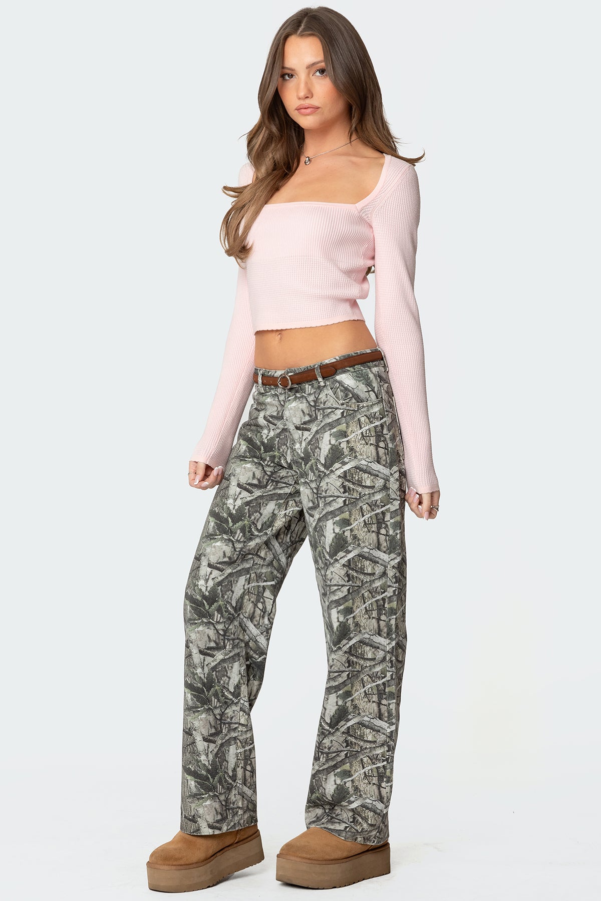 Square Neck Knit Top - Image 4