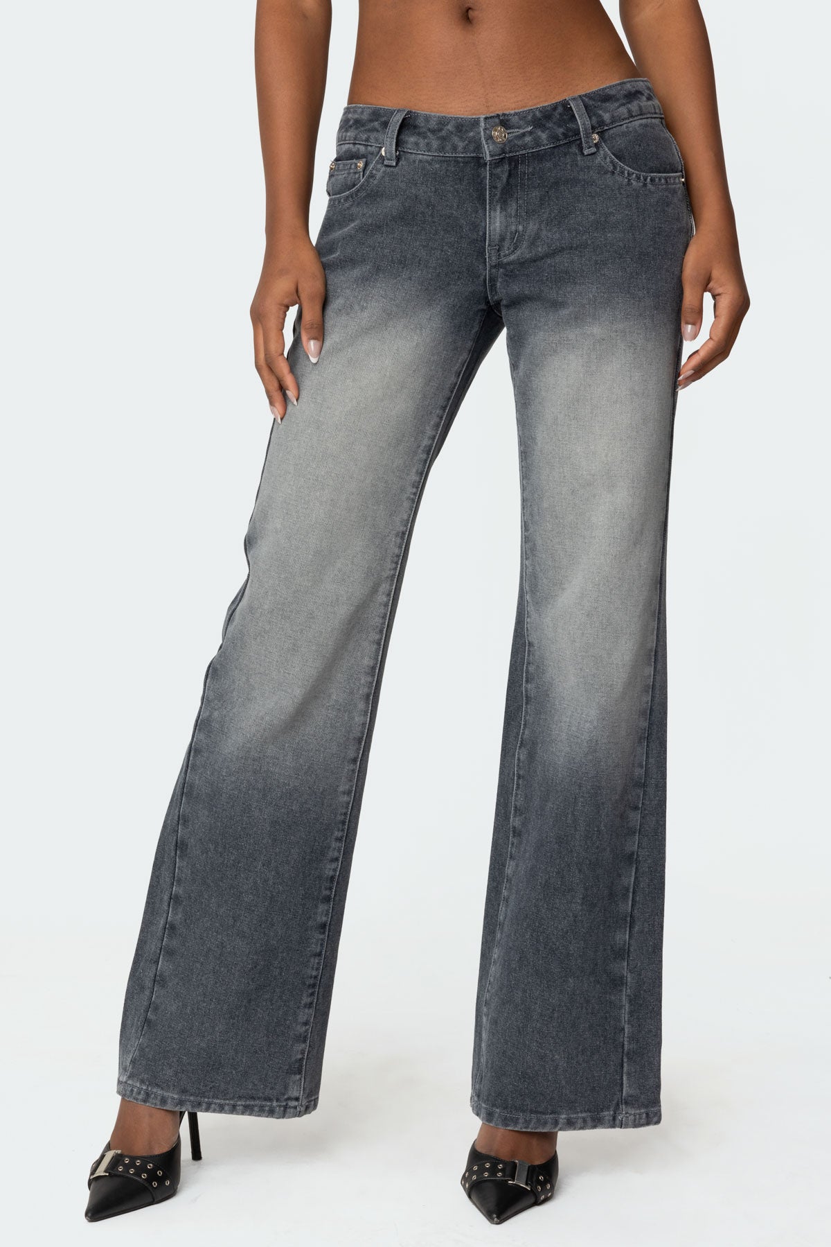 Alysse Low Rise Washed Jeans - Image 2