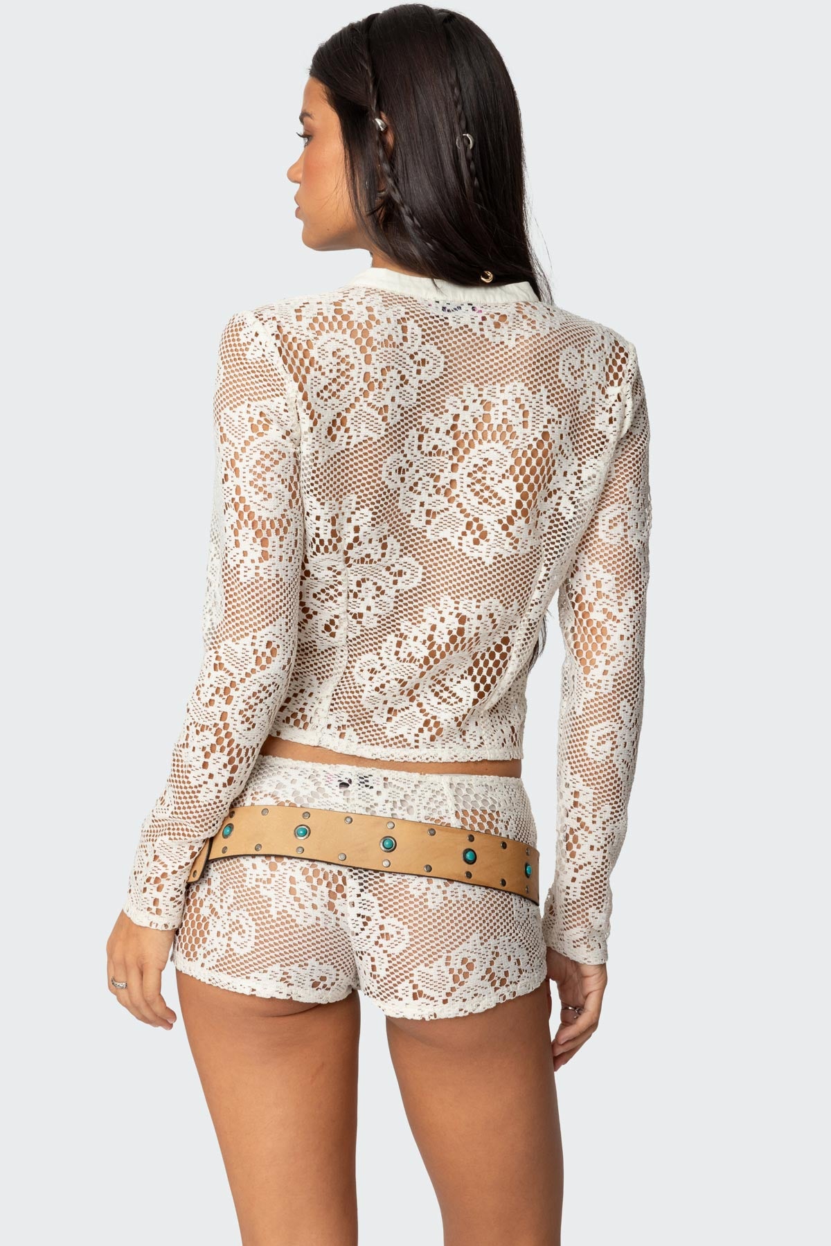 Peyson Sheer Lace Top - Image 6