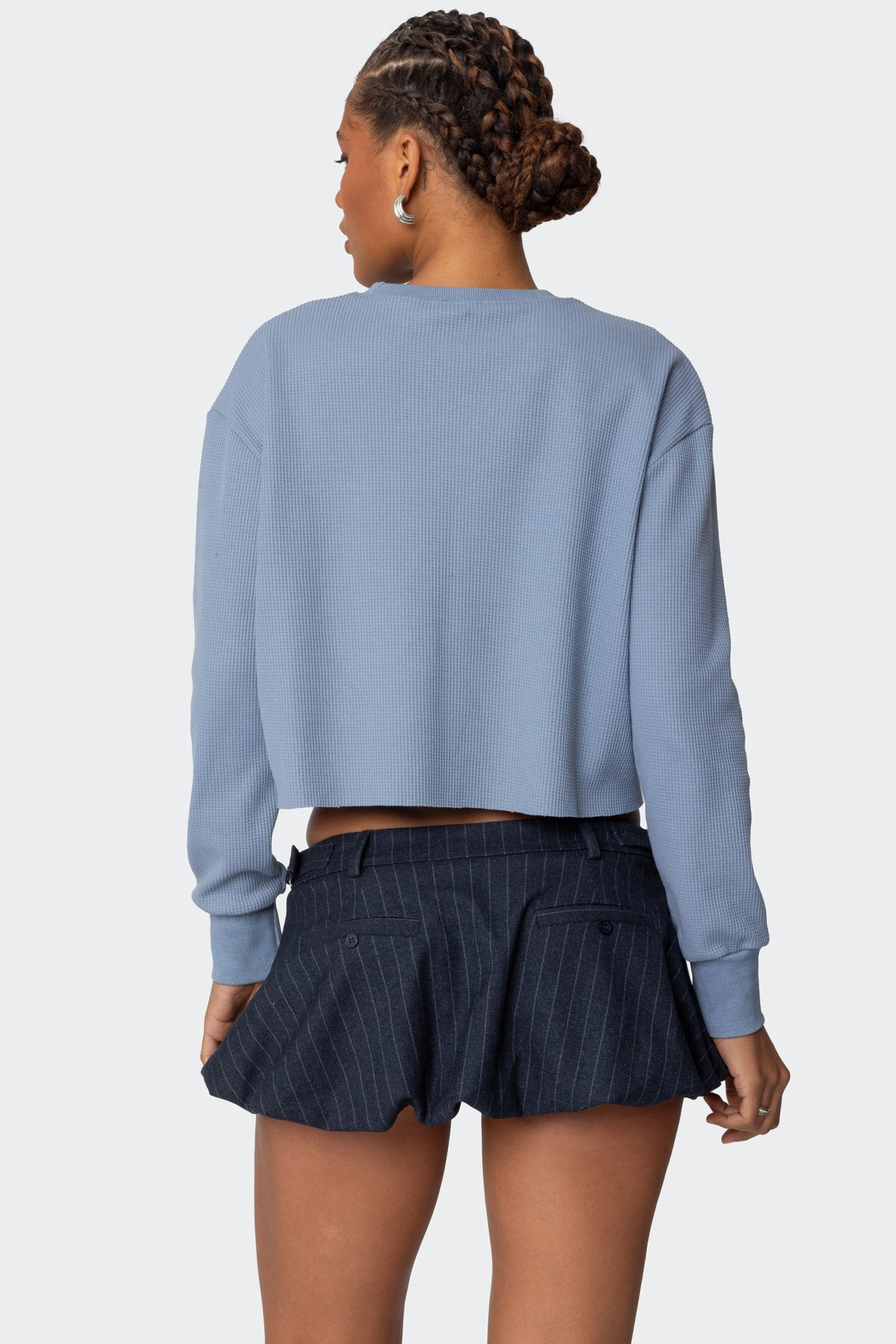 88 Waffle Long Sleeve T Shirt - Image 4