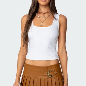 Dezzie Scoop Neck Tank Top