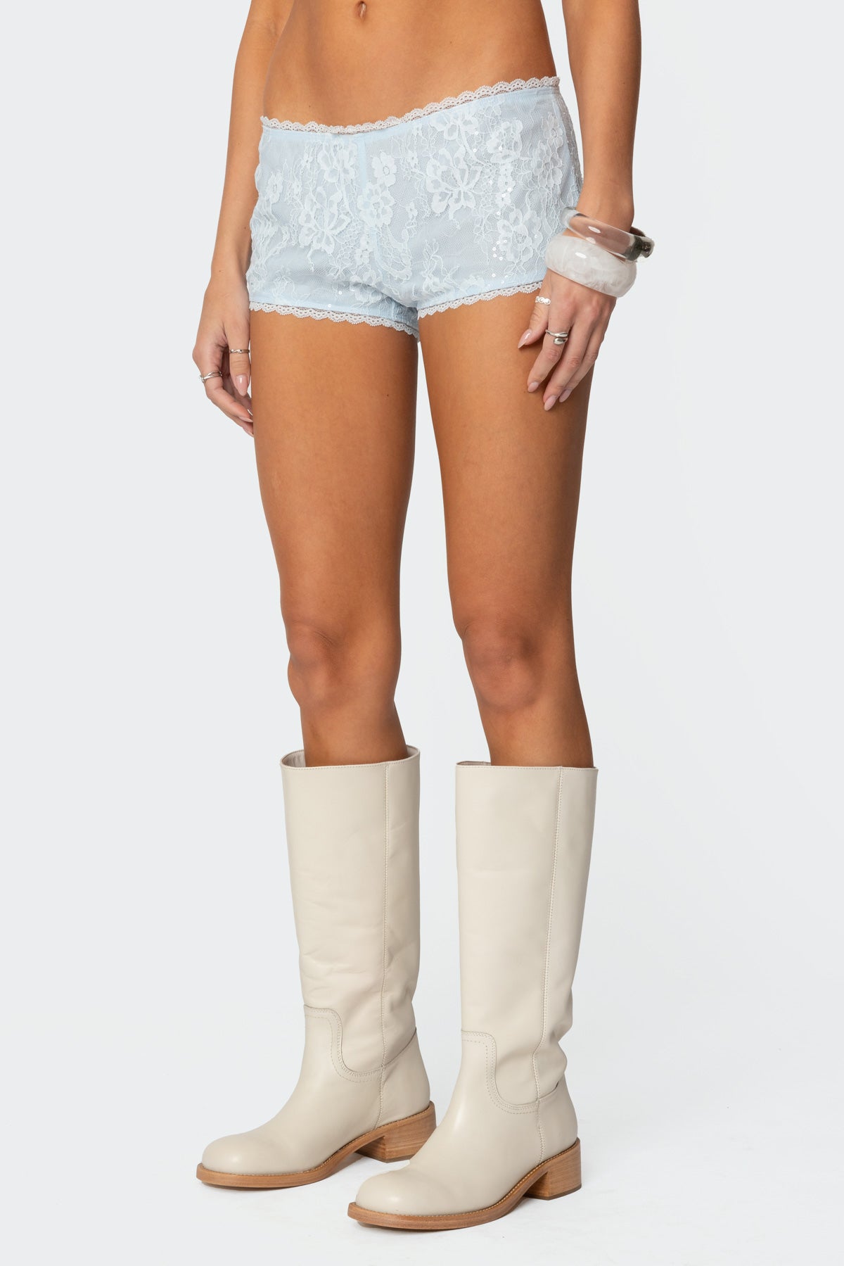 Sloaney Lace Micro Shorts - Image 4