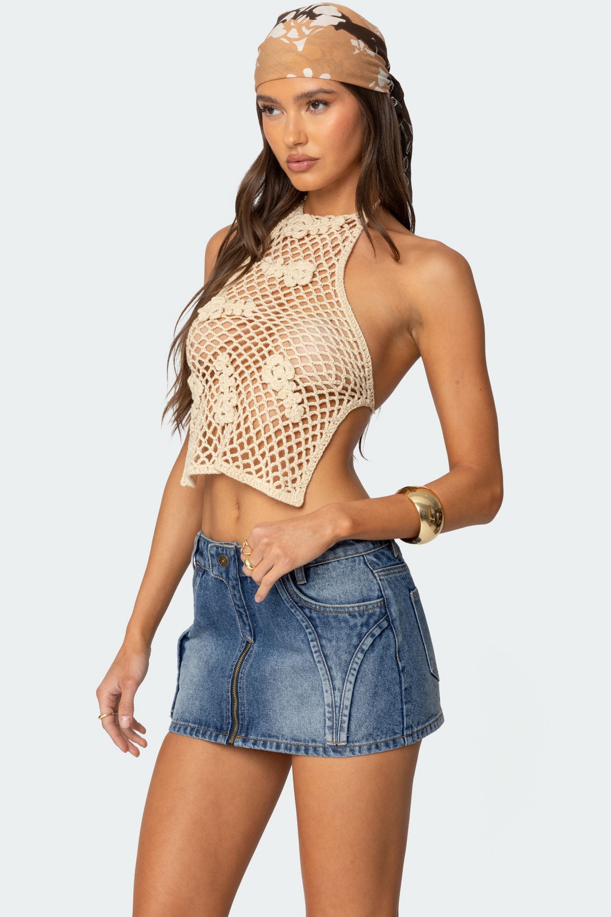 Syd Backless Crochet Top - Image 3