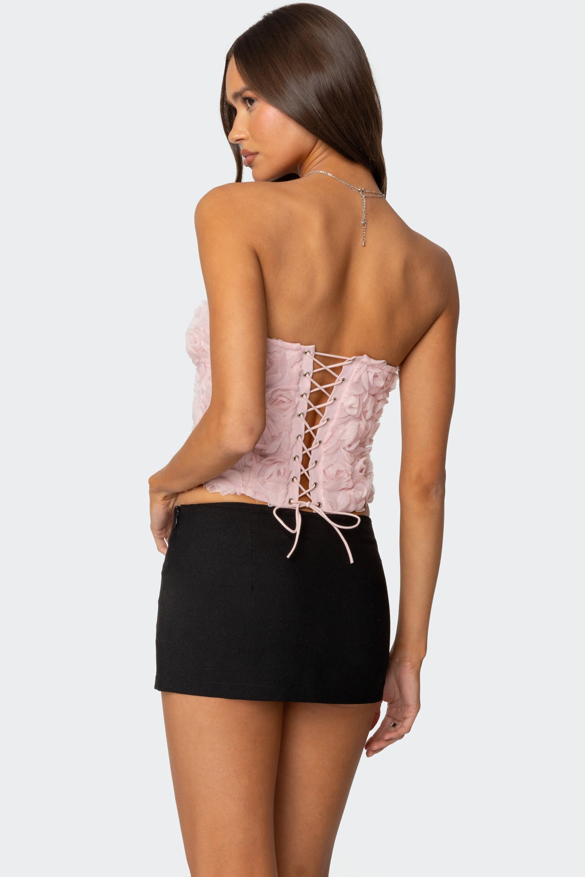 Rosee Textured Floral Corset - Image 6