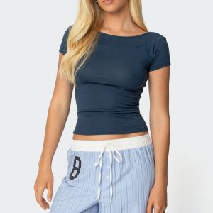 Becca Boat Neck Top