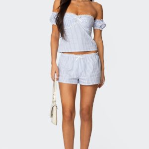 Taryn Striped Shorts