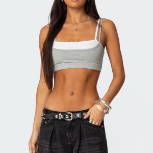 Gracie Layered Bra Top