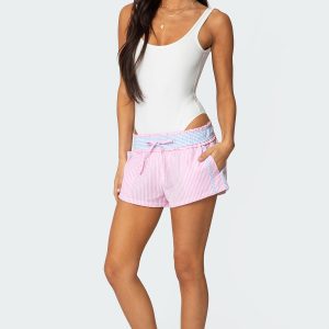 Baylee Contrast Striped Shorts