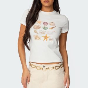 Seashells Graphic T Shirt