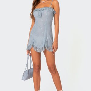 Fairy Girl Lace Mini Dress