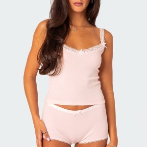 Mariana Pointelle Tank Top