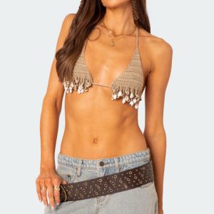Aruba Beaded Crochet Bra Top