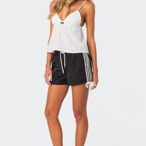 Remy Ribbon Track Shorts