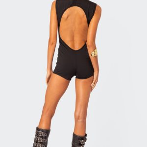 Brynley Open Back Romper