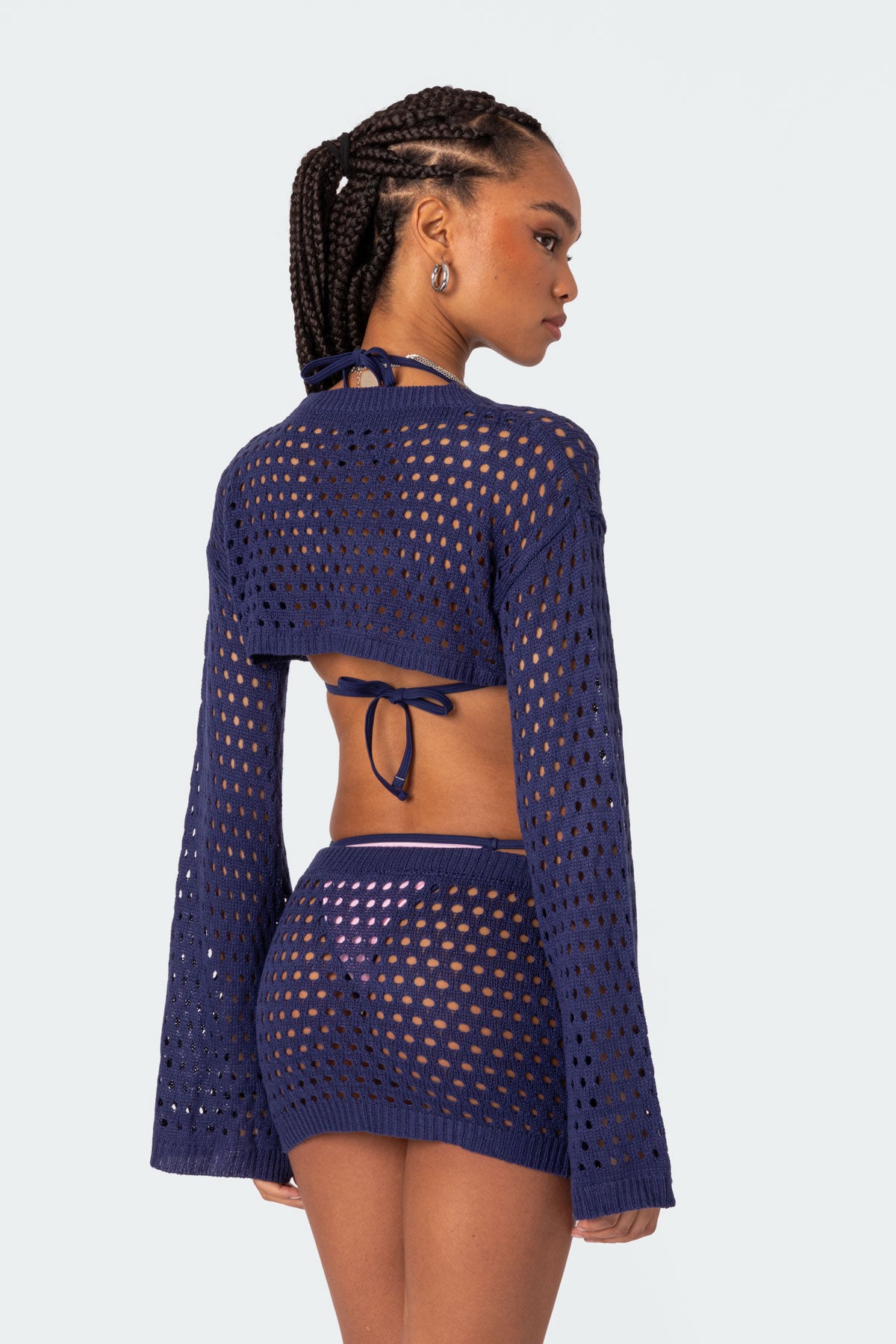 Celena Crochet Shrug Top - Image 4