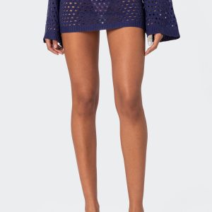 Celena Crochet Mini Skirt