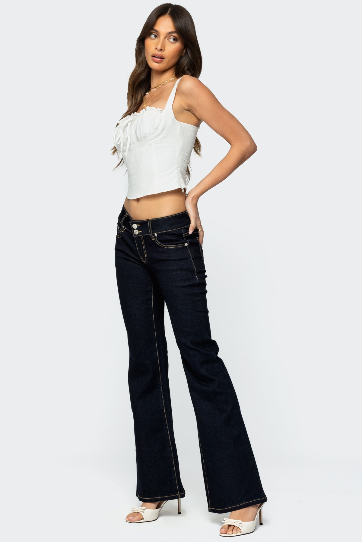 Tilda Low Rise Flared Jeans - Image 4
