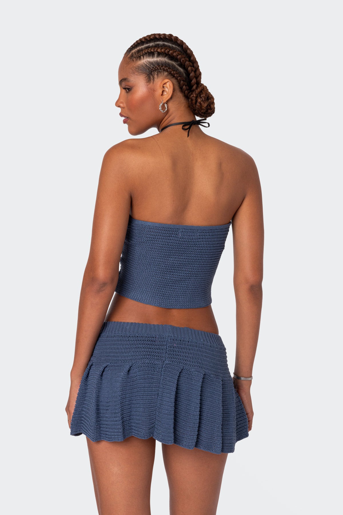 Kiera Twist Front Knit Tube Top - Image 5