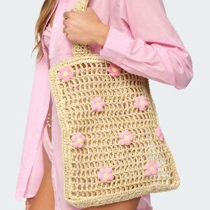 Oopsy Daisy Crochet Tote Bag