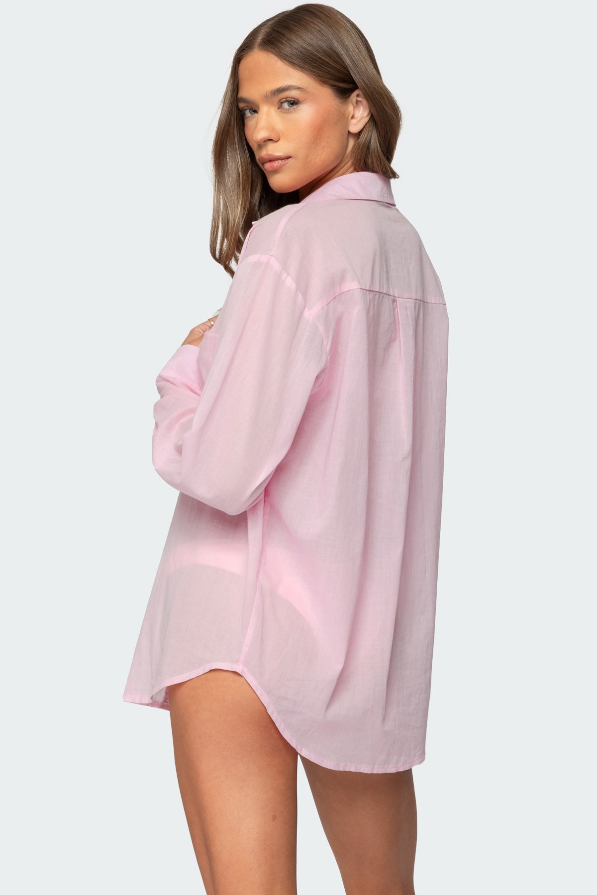 Kellen Oversized Cotton Button Up Shirt - Image 5