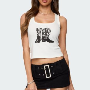 Cowboy Boots Tank Top