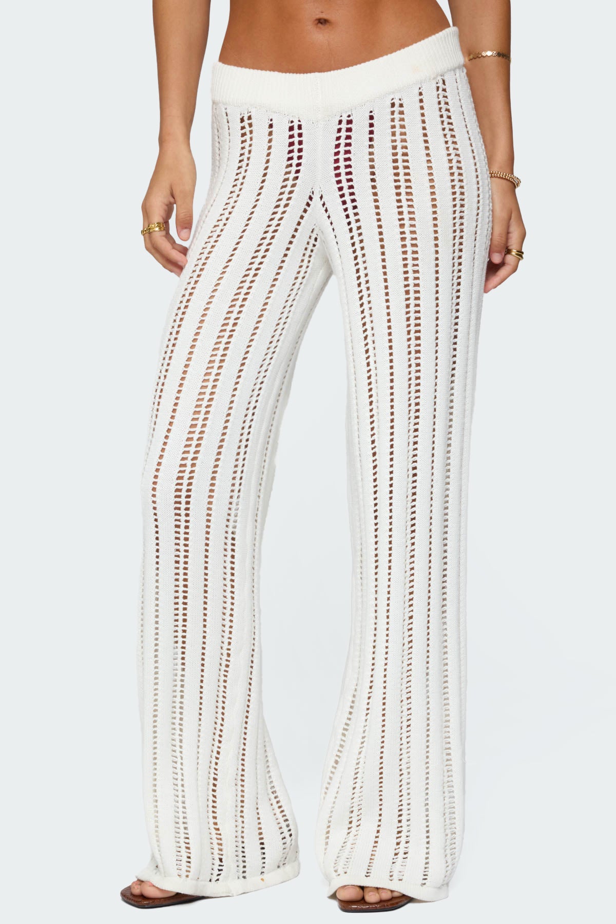 Echo Ladder Knit Pants - Image 2