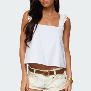 Viviana Linen Look Top