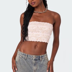 Nadine Lace Tube Top