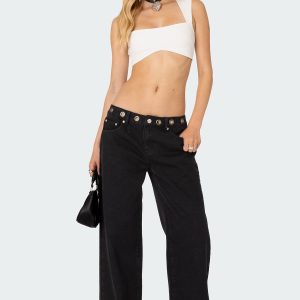 Libby Grommet Waist Jeans