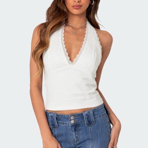 Carolyn Lacey Halter Top