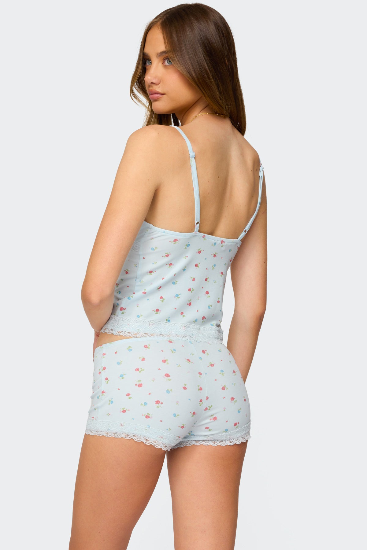 Aurea Lacey Floral Tank Top - Image 5