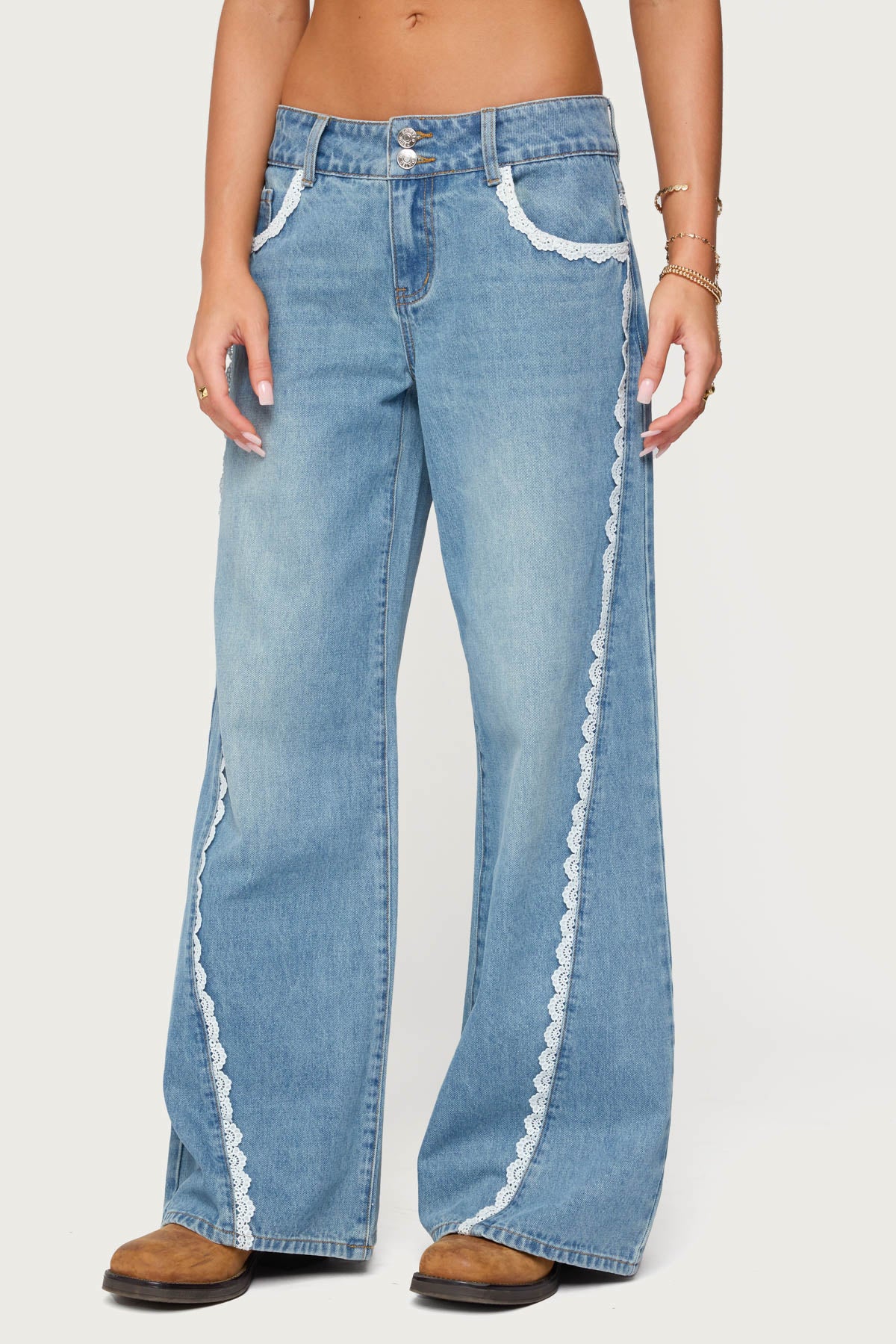 Alisha Lacey Low Rise Jeans - Image 2
