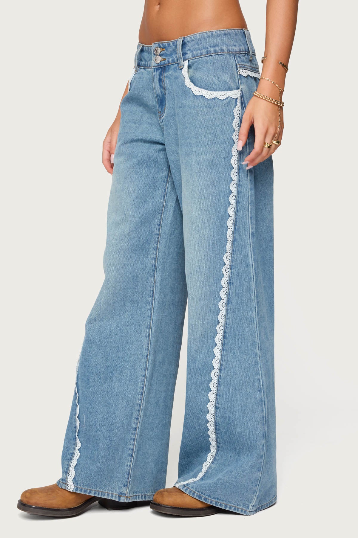 Alisha Lacey Low Rise Jeans - Image 3
