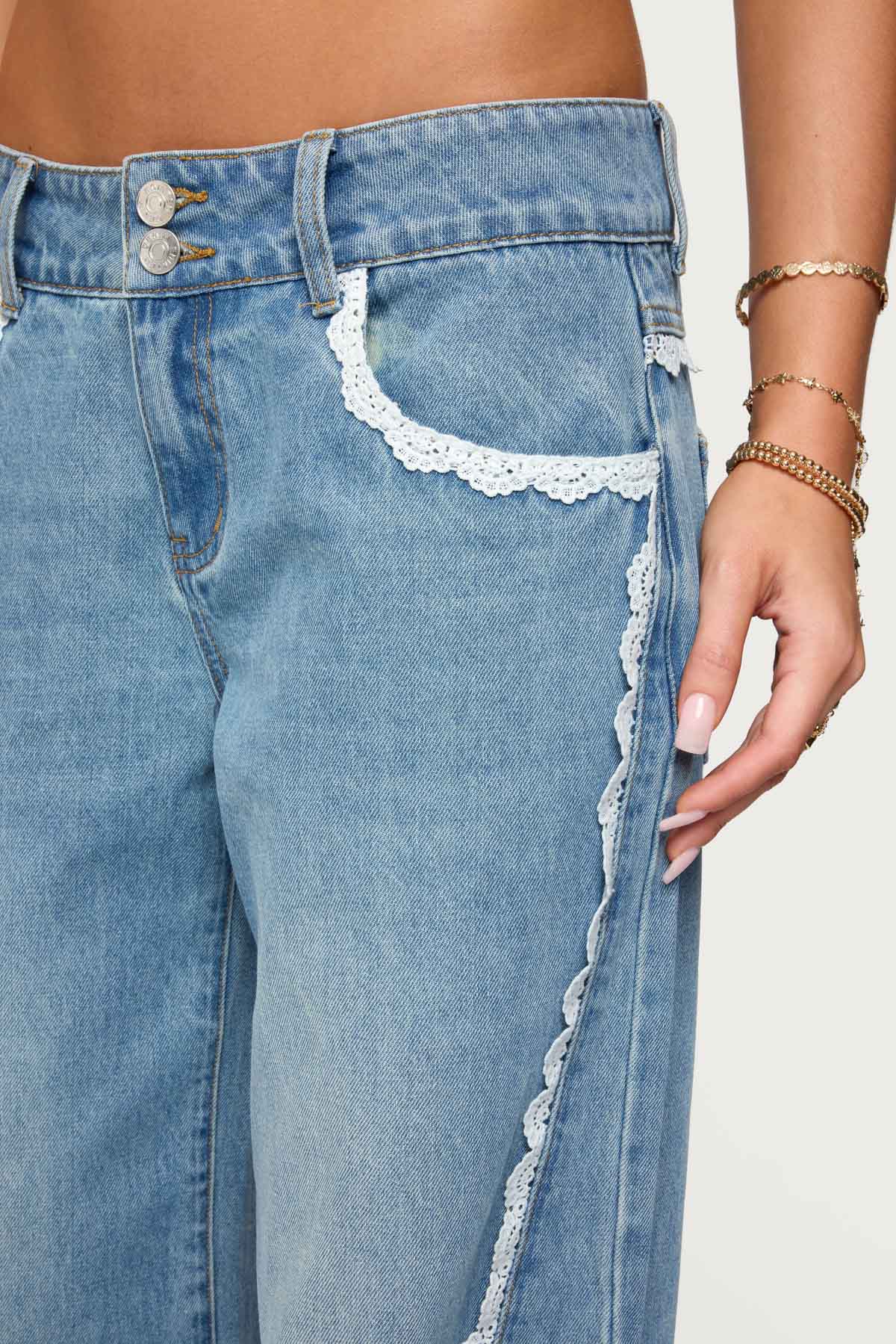 Alisha Lacey Low Rise Jeans - Image 4