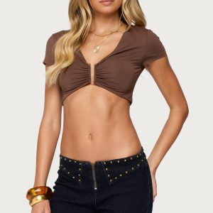 Jazzi U Ring Crop Top