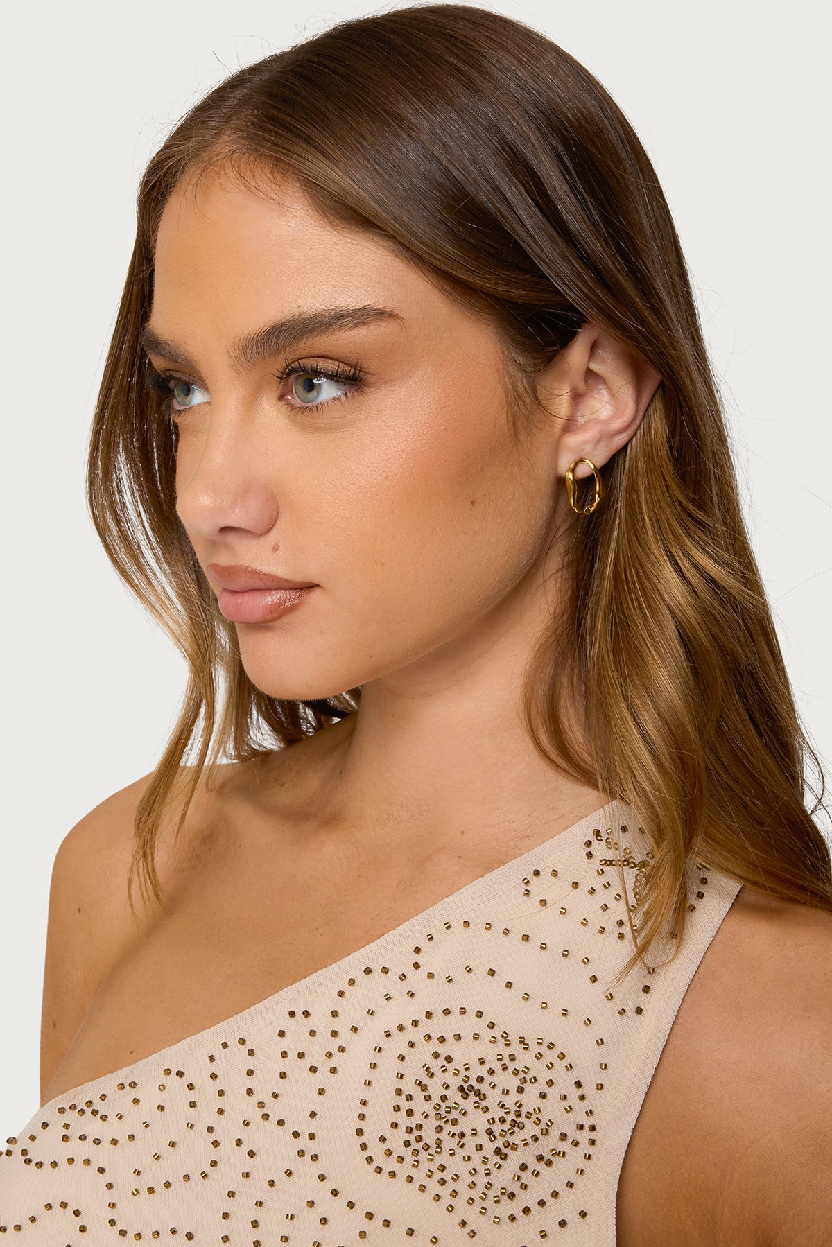 Effortless Abstract Stud Earrings