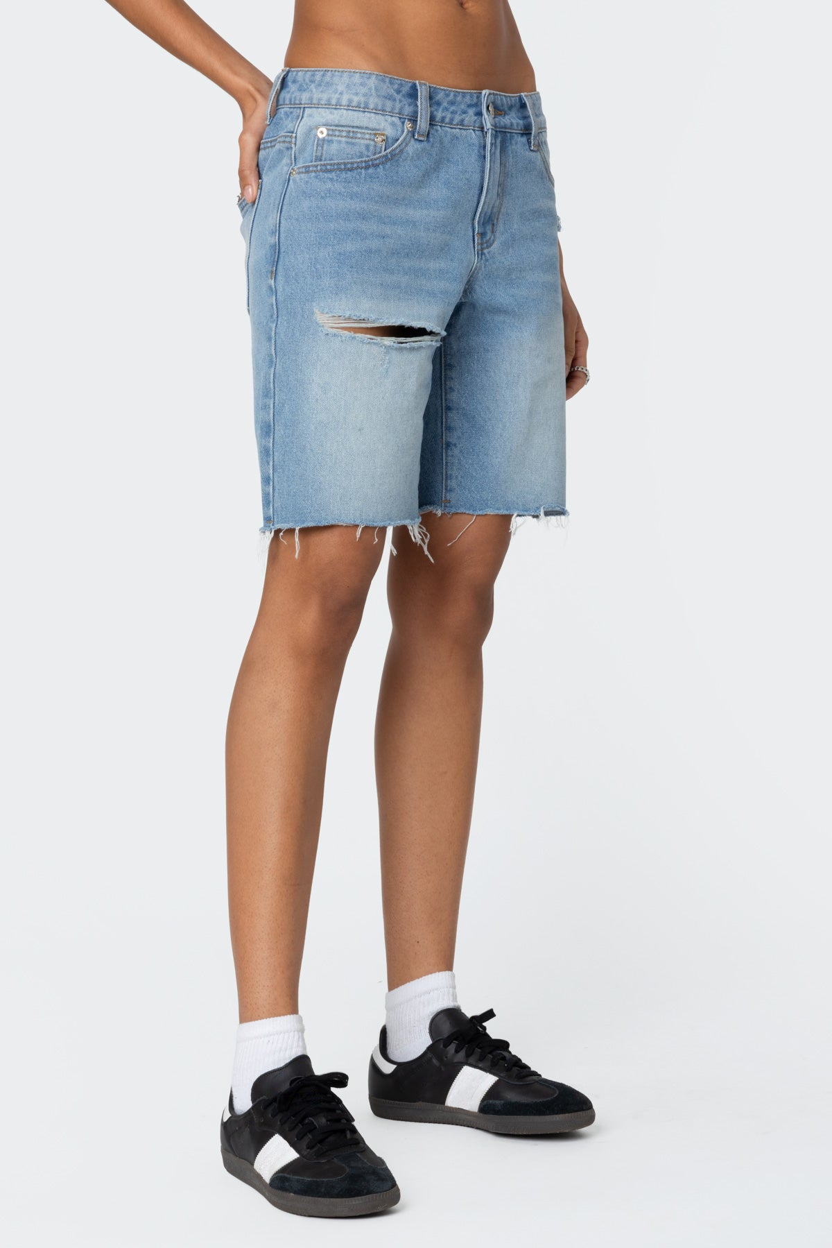 Riptide Denim Bermuda Shorts - Image 3