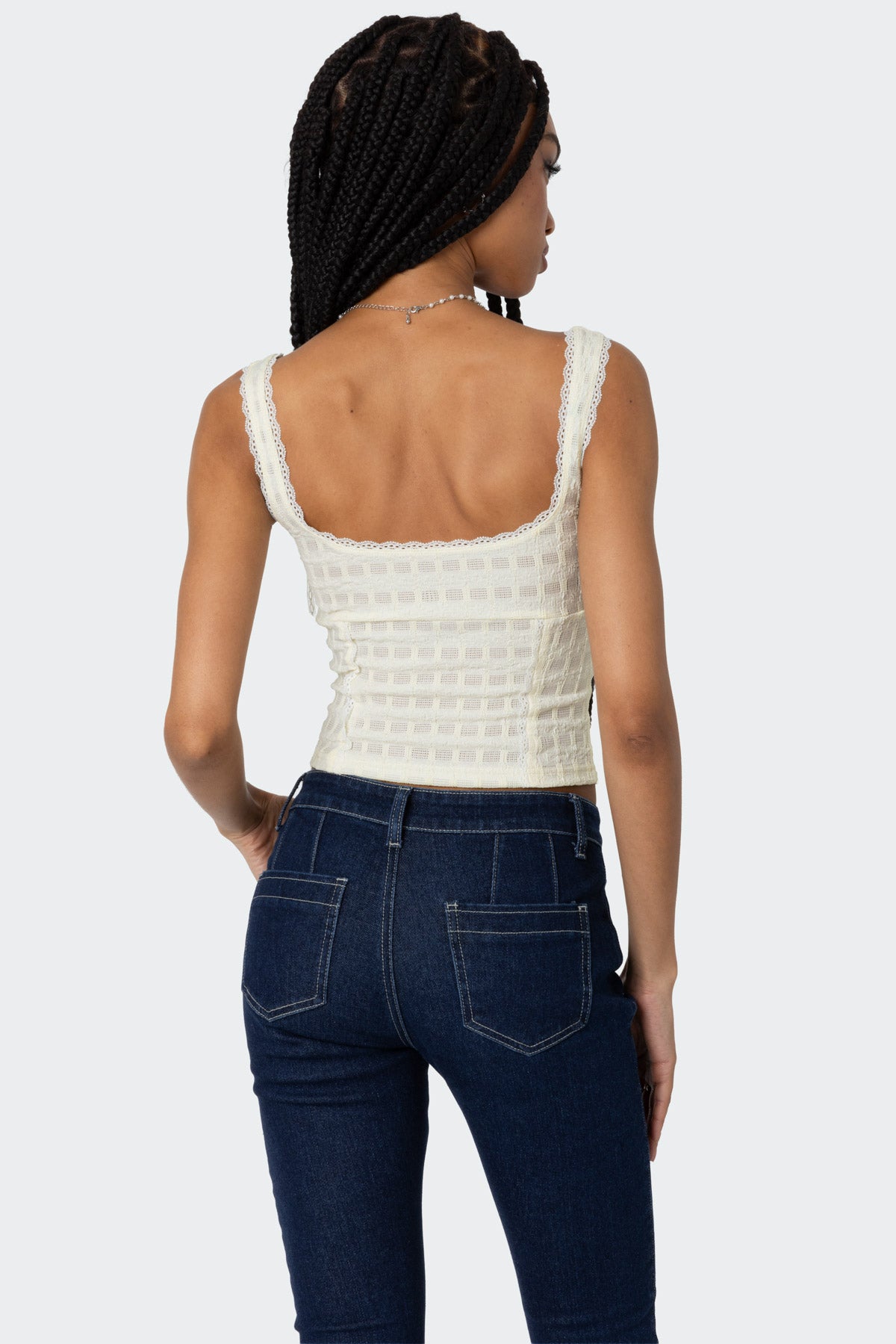 Textured Bustier Top - Image 5