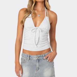 Lanai Striped Halter Top