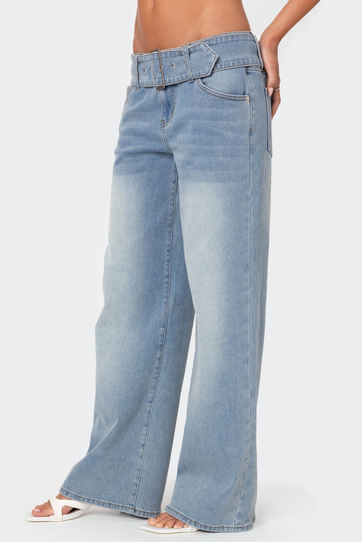 Buckle Baby Washed Relaxed Jeans - Image 4