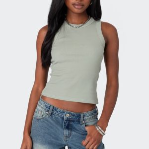 Standard Ribbed Tank Top